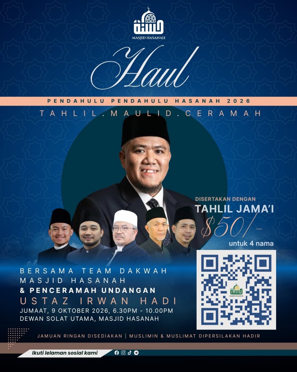 Haul - Pendahulu Pendahulu Hasanah 2026: Tahlil, Maulid & Ceramah