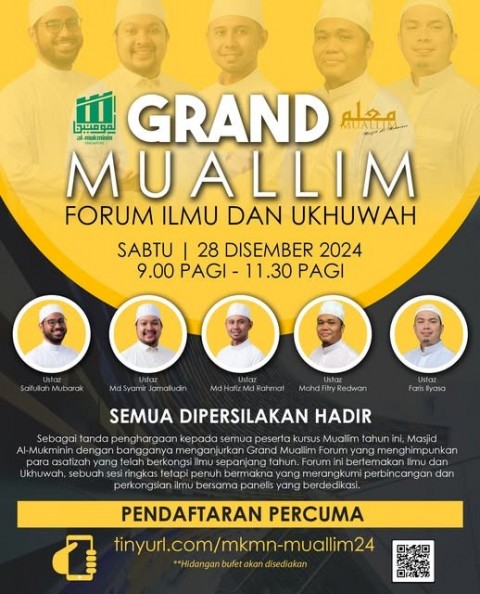 GRAND MUALLIM - FORUM ILMU DAN UKHUWAH
