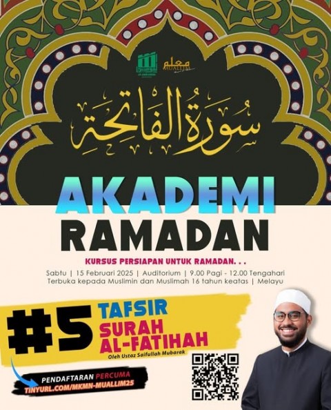 AKADEMI RAMADAN #5: TAFSIR SURAH AL-FATIHAH