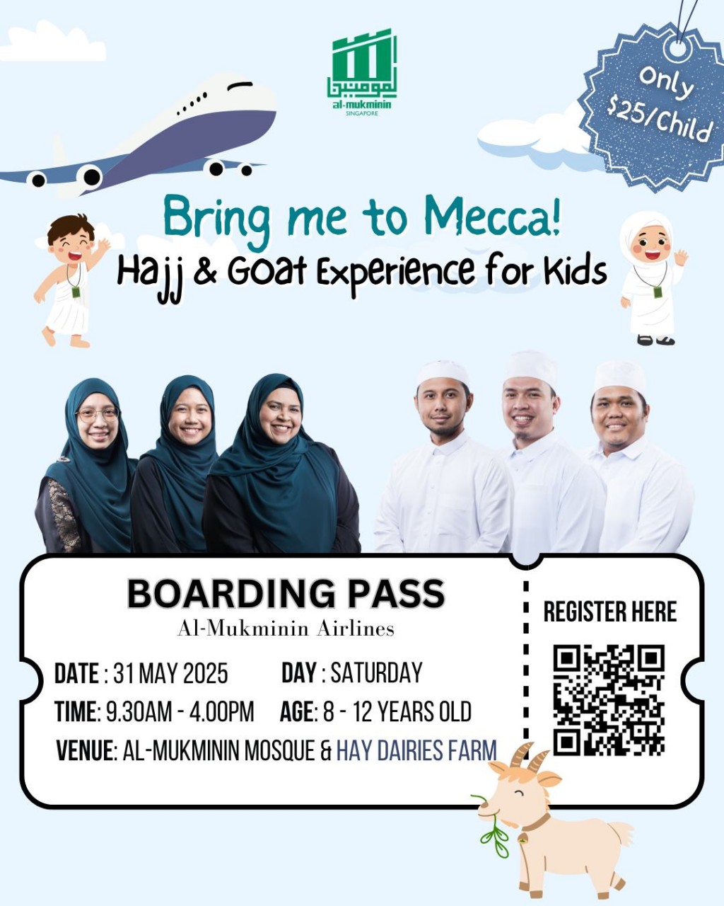BRING ME TO MECCA: Hajj & GOAT Experience For Kids