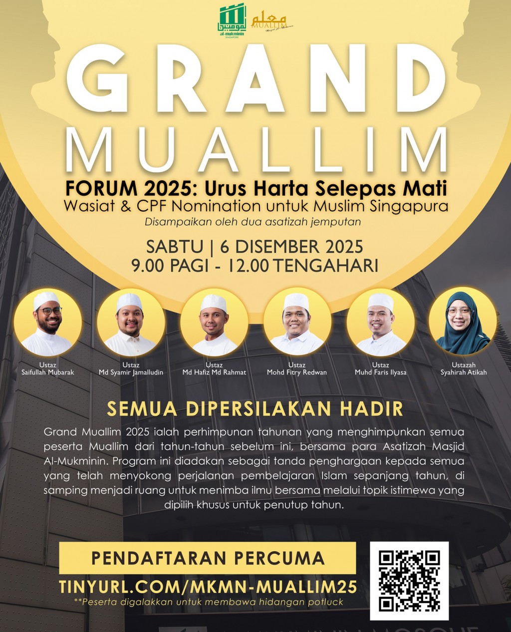 GRAND MUALLIM 2025: Forum - Urus Harta Selepas Mati