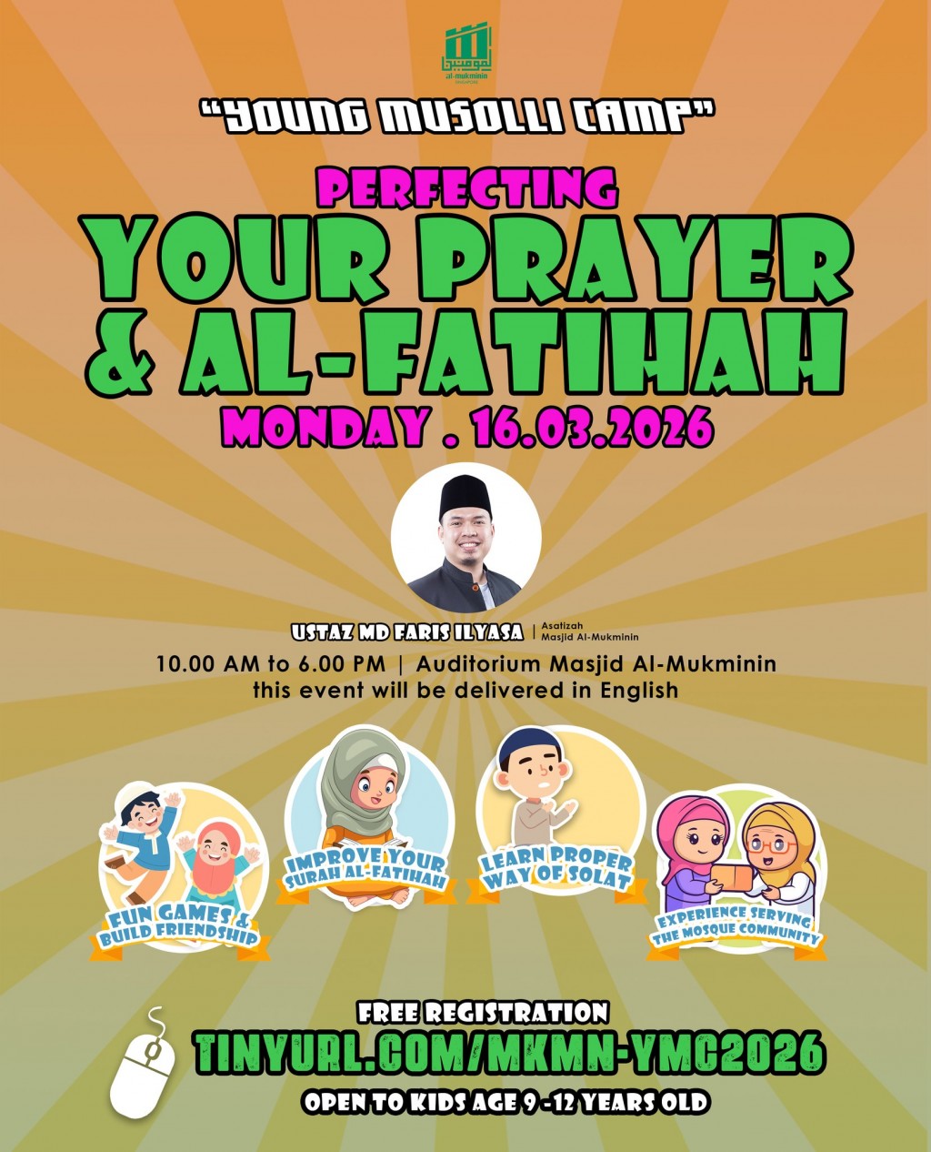 Young Musolli Camp: Perfecting Your Prayer & Al-Fatihah