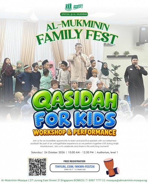 Qasidah For Kids - Workshop & Perfomance | Al-Mukminin Family Fest