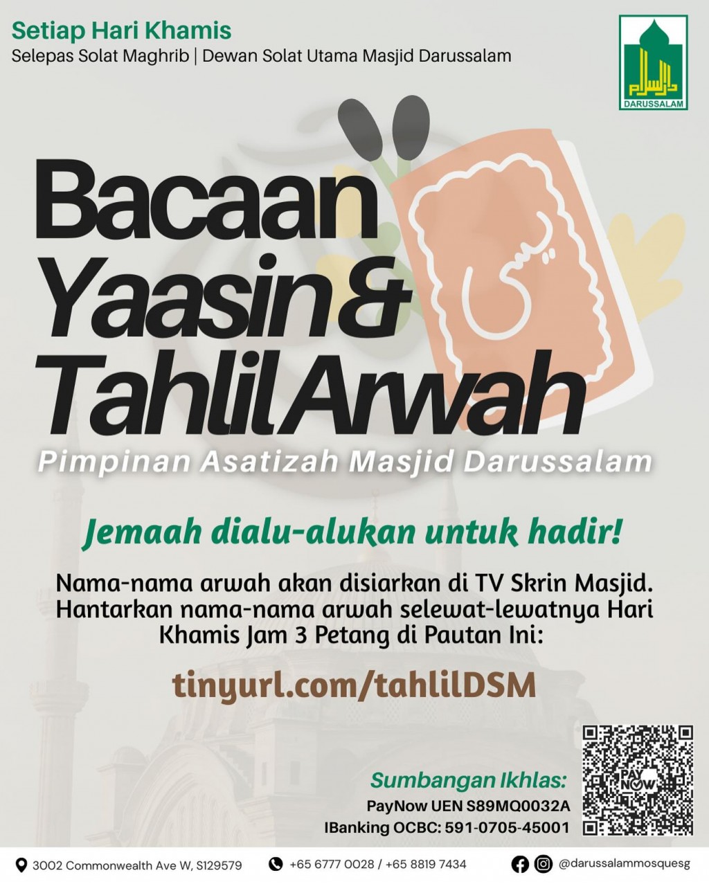 Bacaan Yaasin & Tahlil Arwah