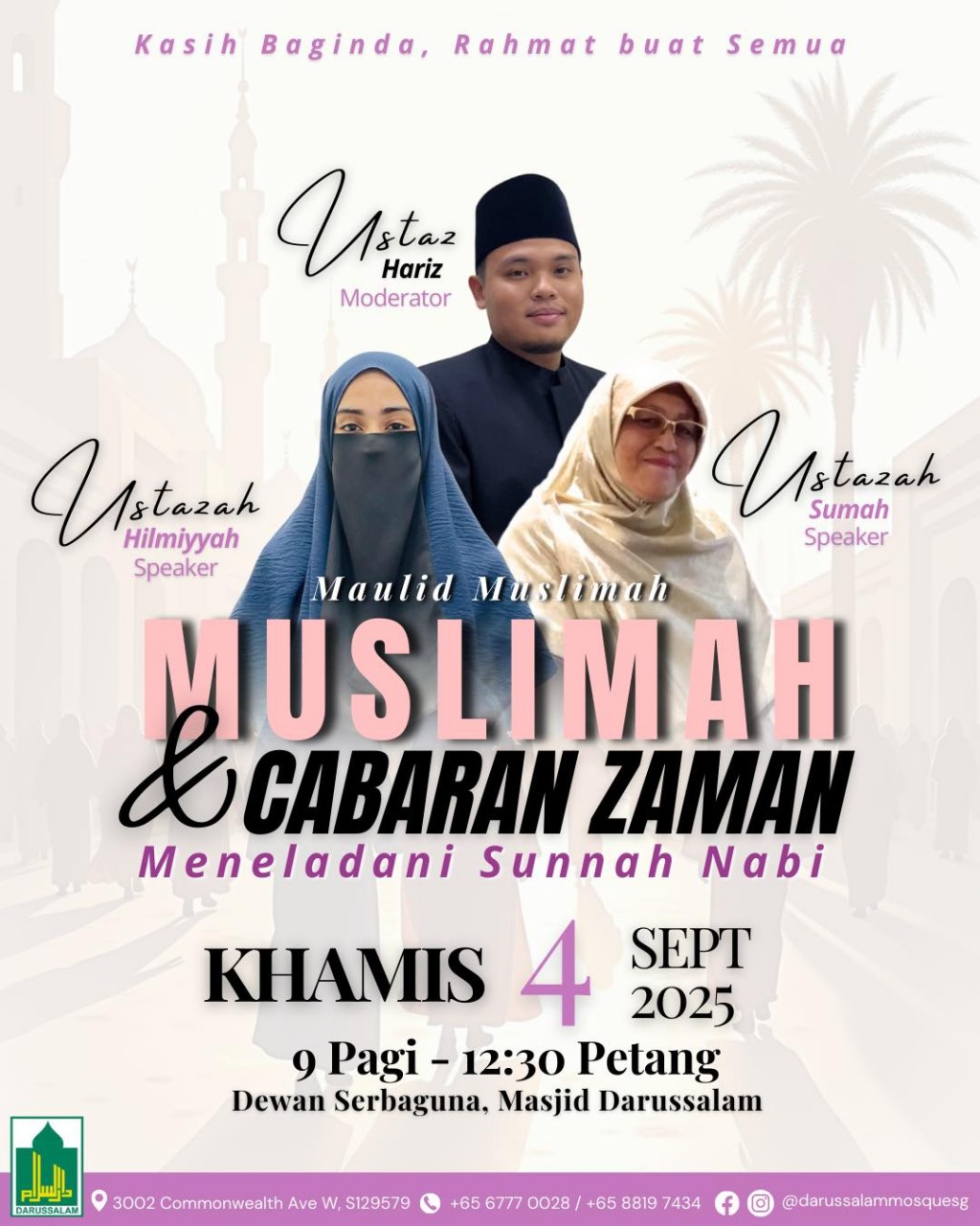 Maulid Muslimah - Muslimah & cabaran Zaman: Meneladani Sunnah Nabi