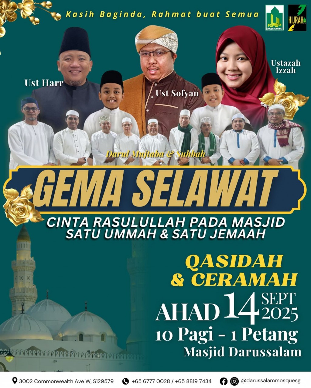 Gema Selawat: Qasidah & Ceramah