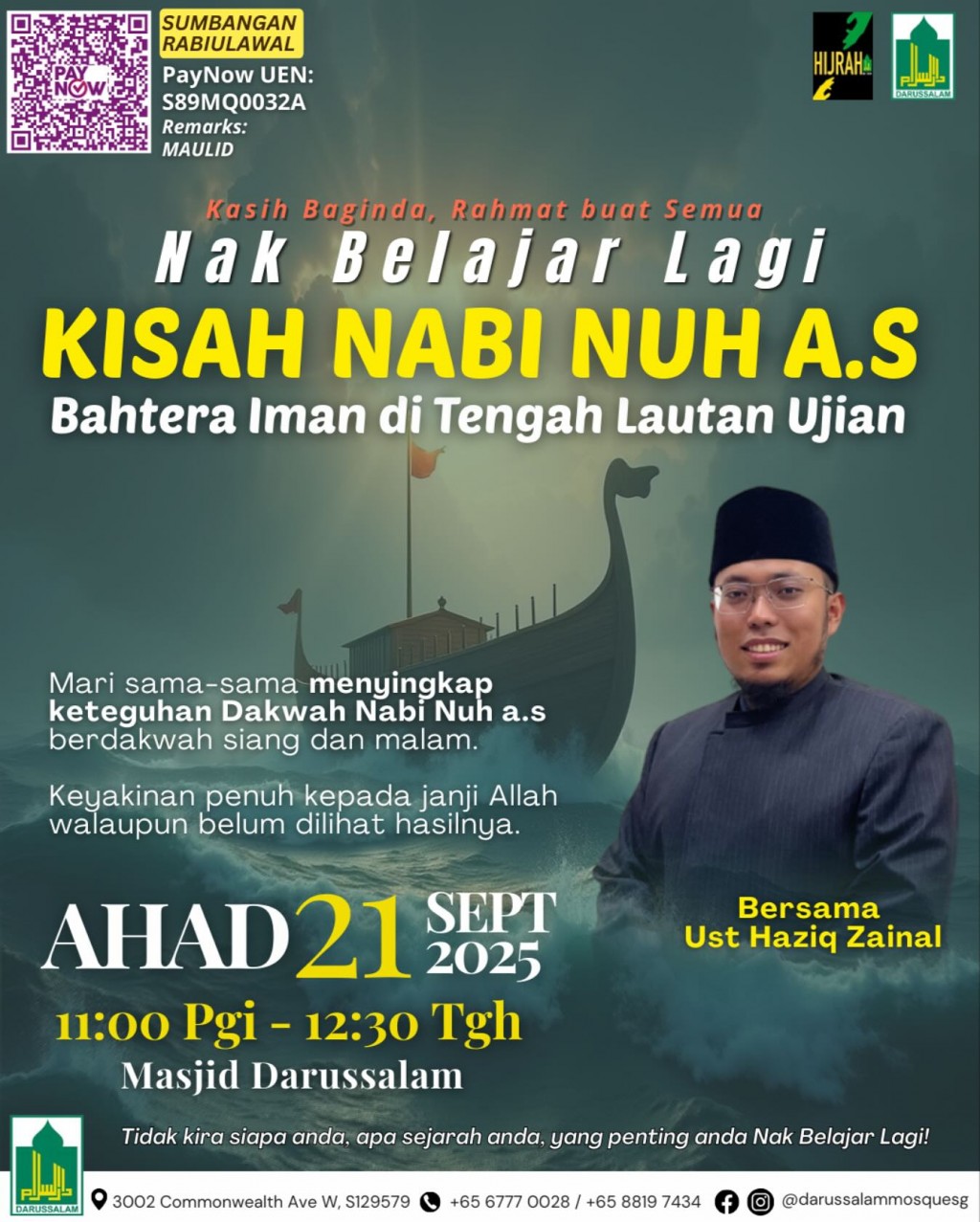 Nak Belajar Lagi: Kisah Nabi Nuh A.S - Bahtera Iman di Tengah Lautan Ujian