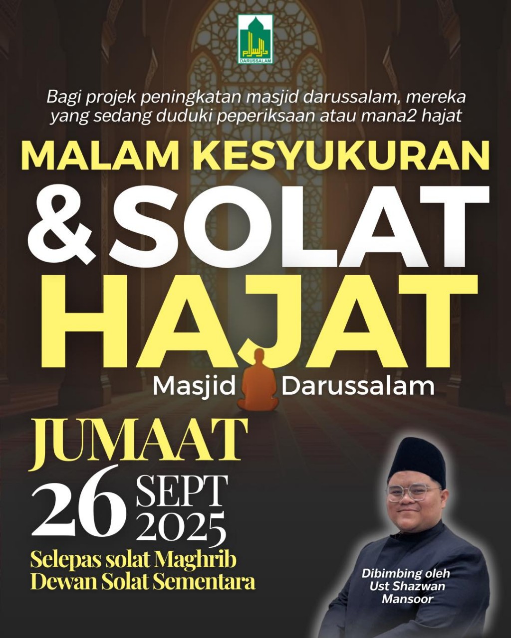 Malam Kesyukuran & Solat Hajat