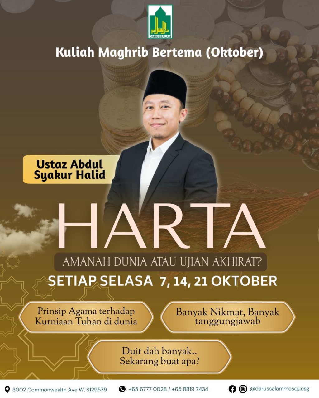 Kuliah Maghrib: Harta - Amanah Dunia atau Ujian Akhirat?