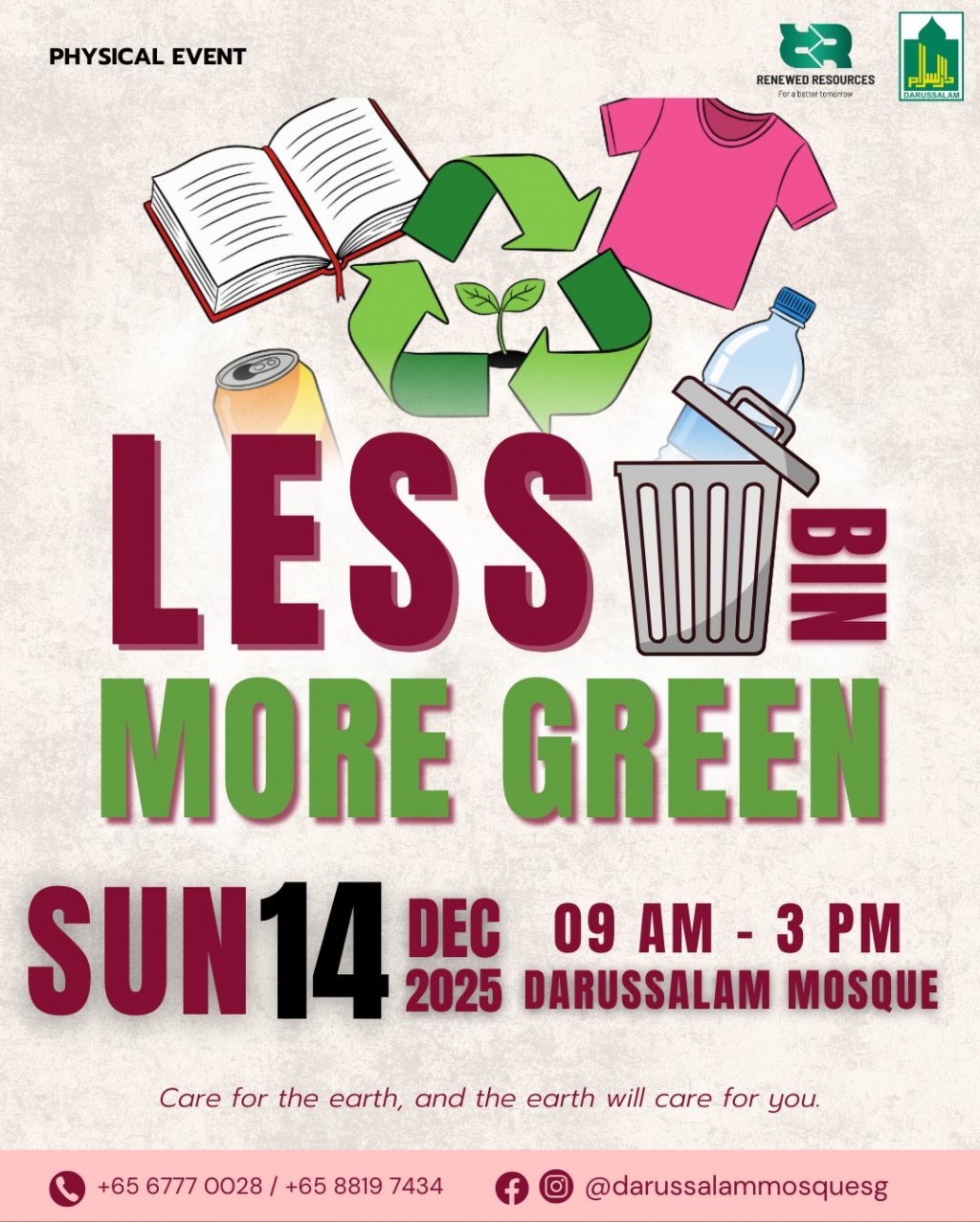 Less Bin, More Green - Recycling Event