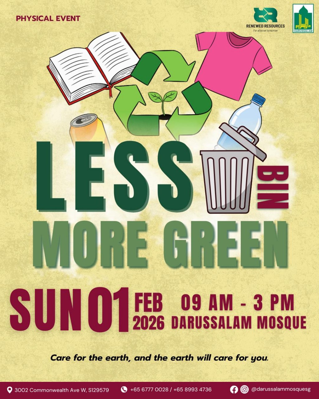 LESS MORE GREEN