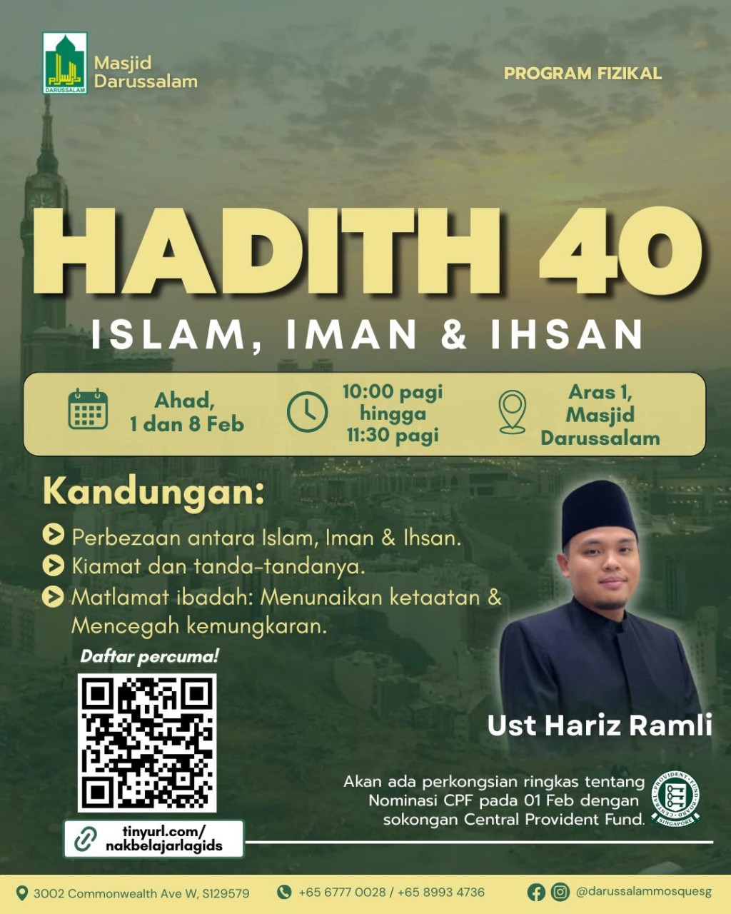 Hadith 40: Islam, Iman & Ihsan | Kelas Bersiri