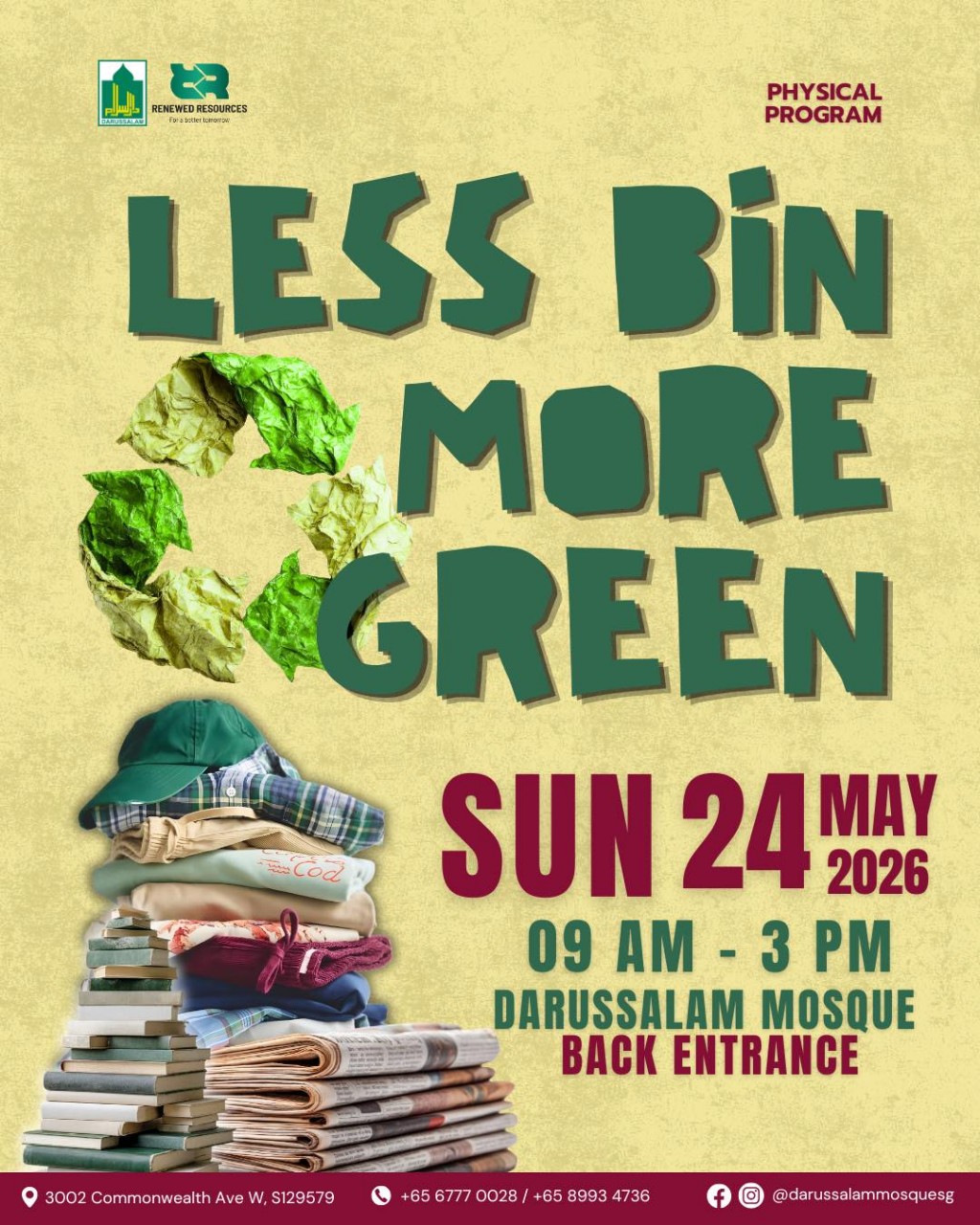 LESS BIN MORE GREEN