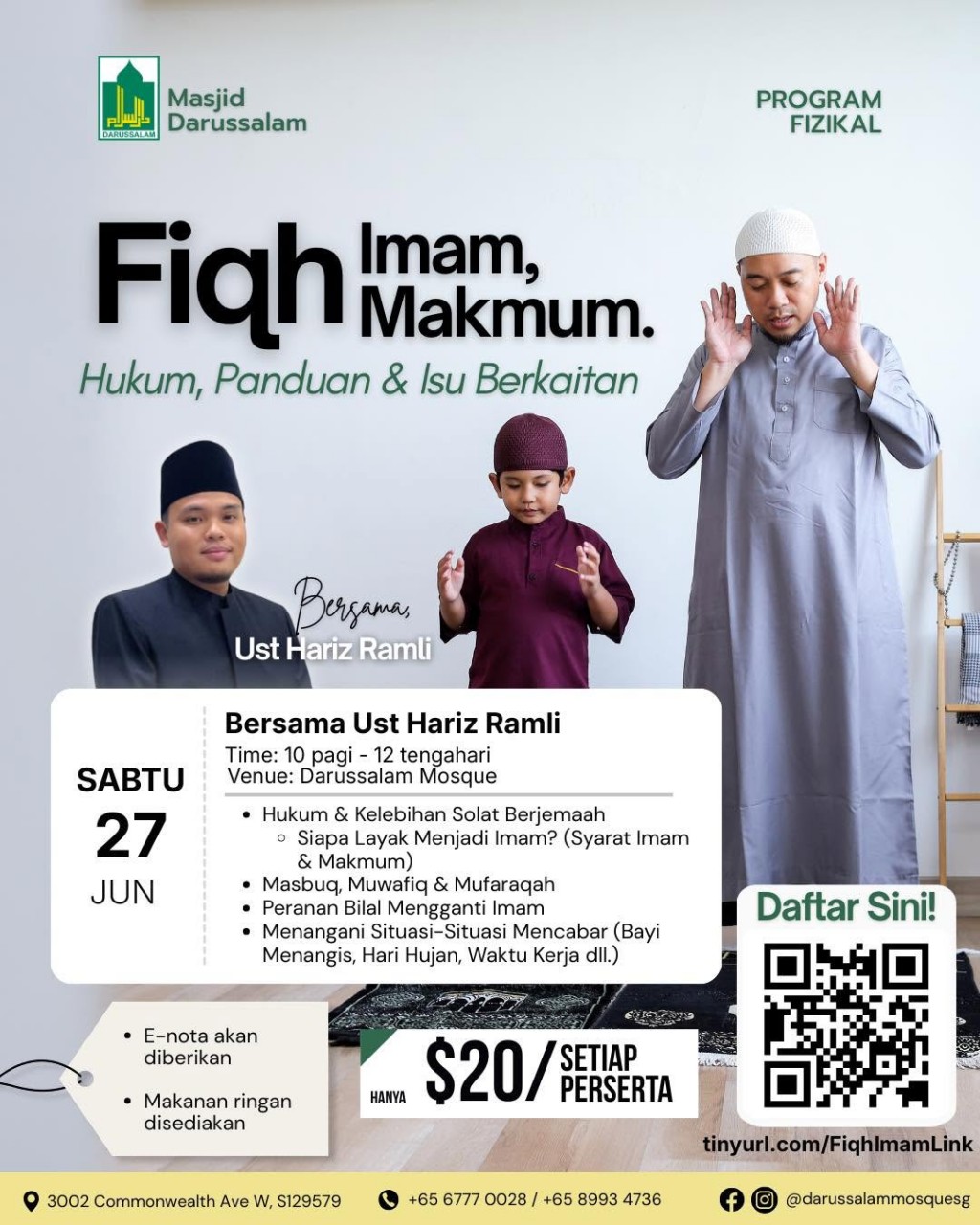 Fiqh Imam & Makmum: Hukum, Panduan & Isu Berkaitan
