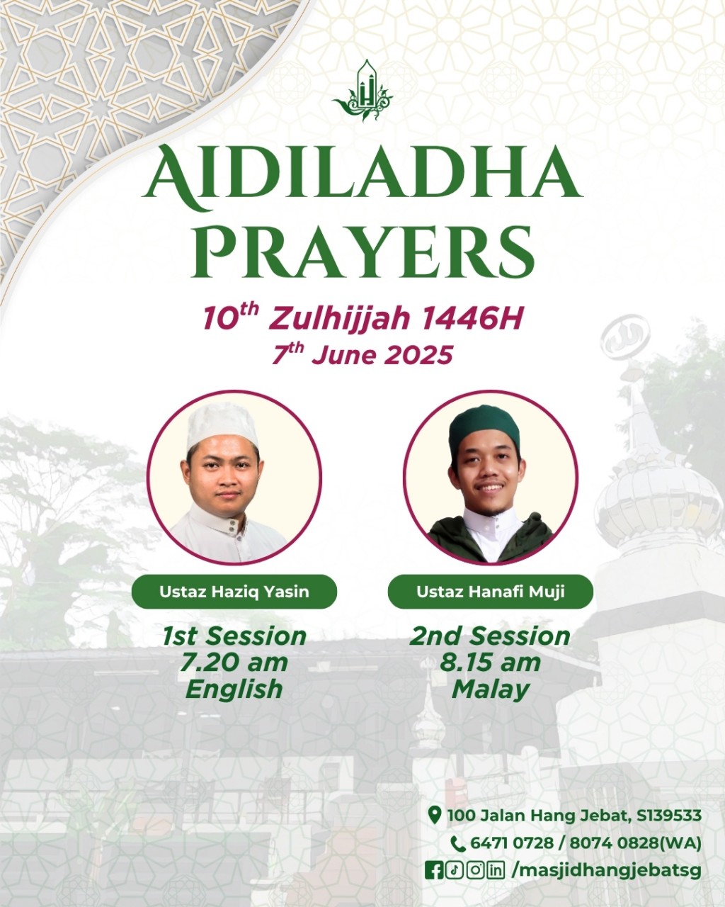 Aidiladha Prayers