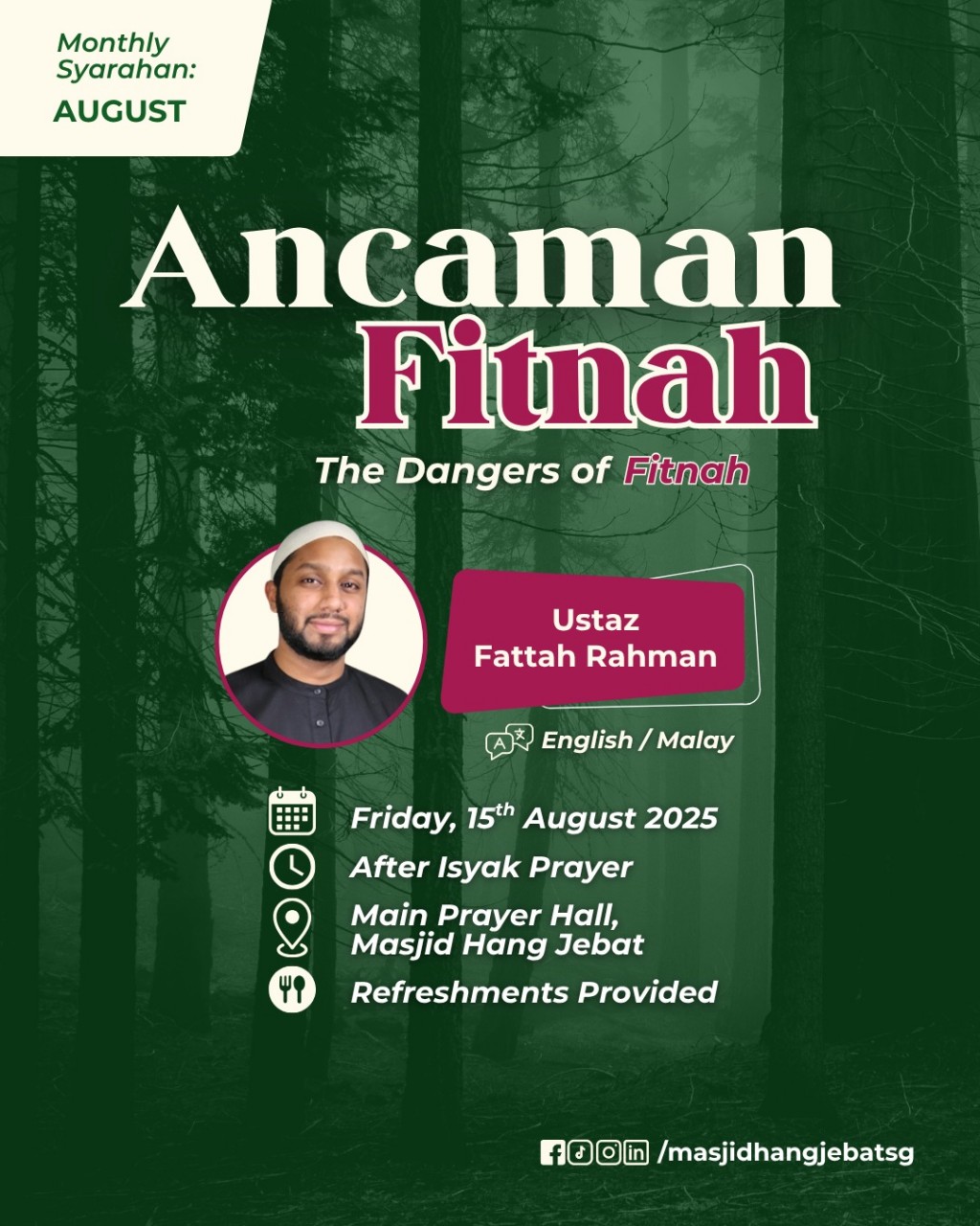 Monthly Syarahan: 