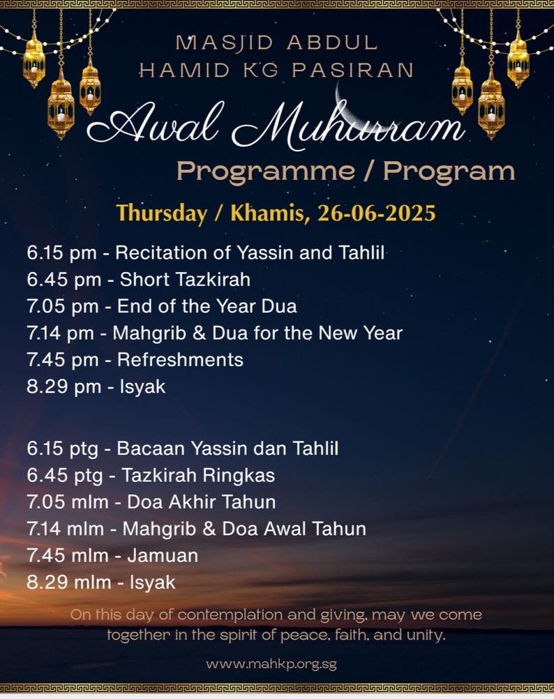 Awal Muharram Programme