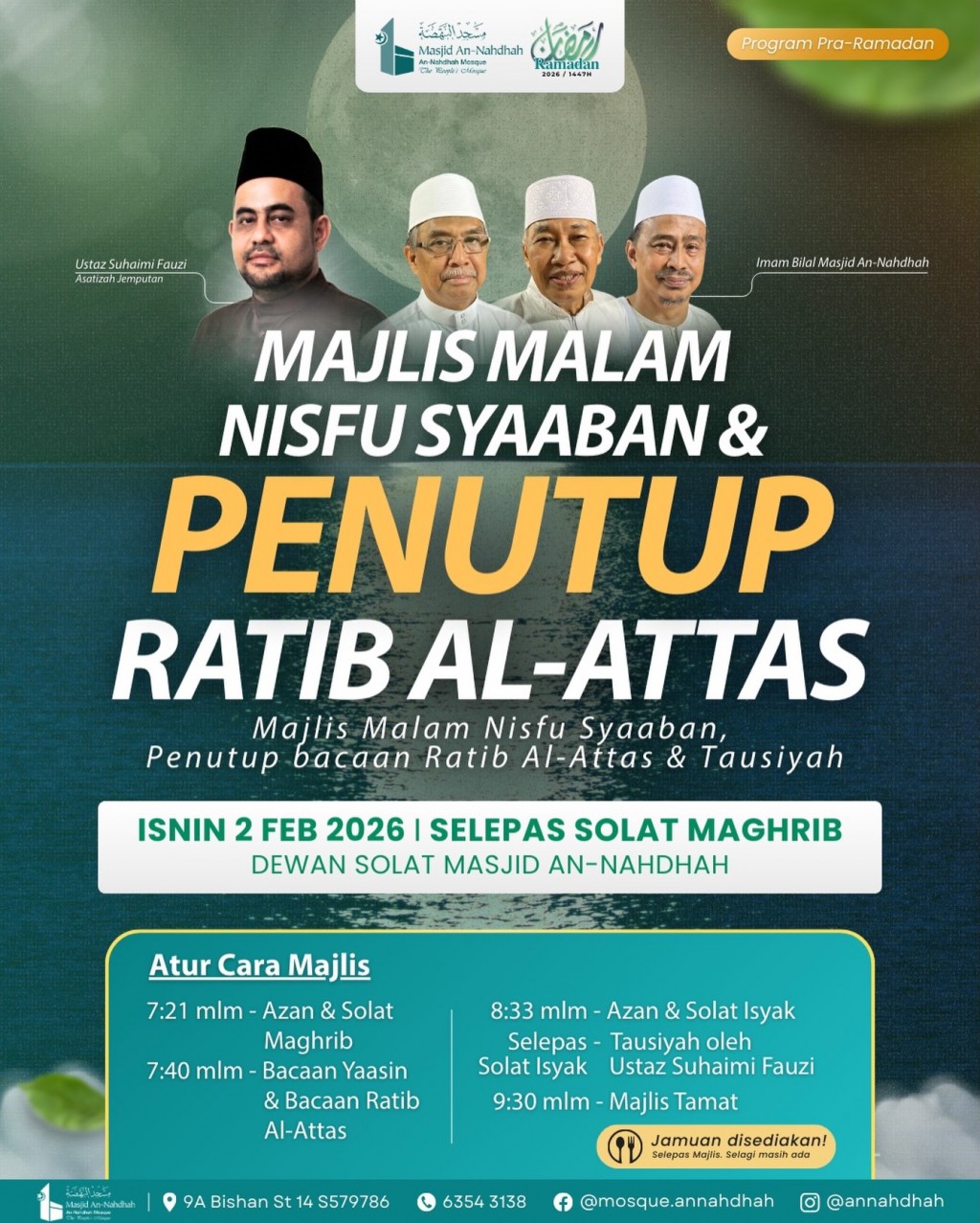 Majlis Malam Nisfu Syaaban & Penutup Ratib Al-Attas