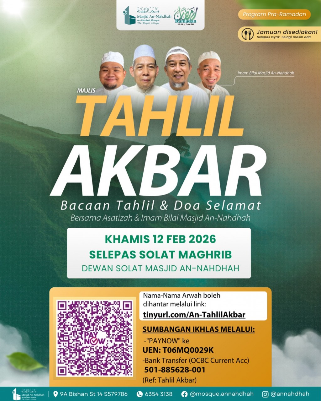 Majlis Tahlil Akbar: Bacaan Tahlil & Doa Selamat