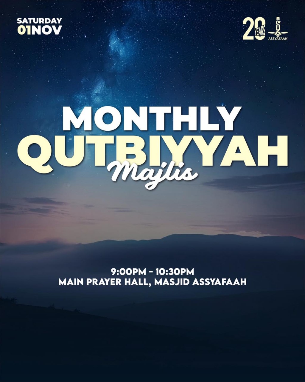 Monthly Qutbiyyah Majlis