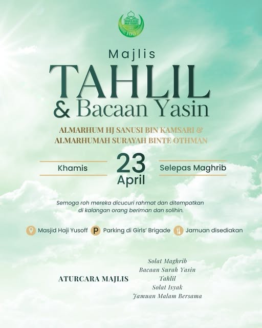 Majlis Tahlil & Bacaan Yasin