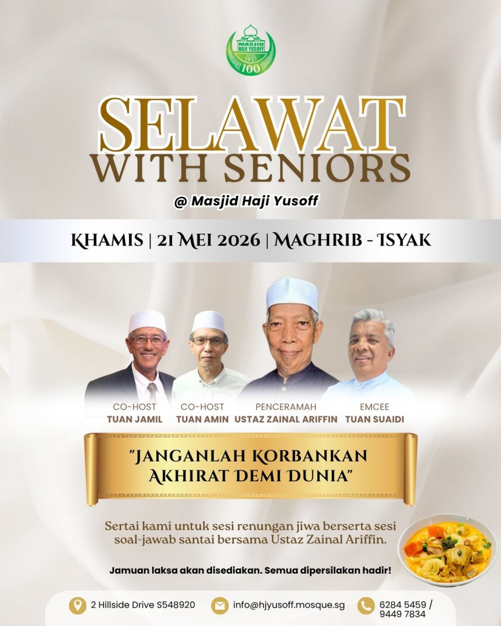 Selawat With Seniors: Janganlah Korbankan Akhirat Demi Dunia