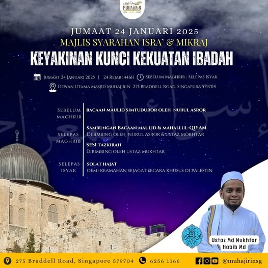 Majlis Syarahan Isra' & Mikraj: Keyakinan Kunci Kekuatan Ibadah