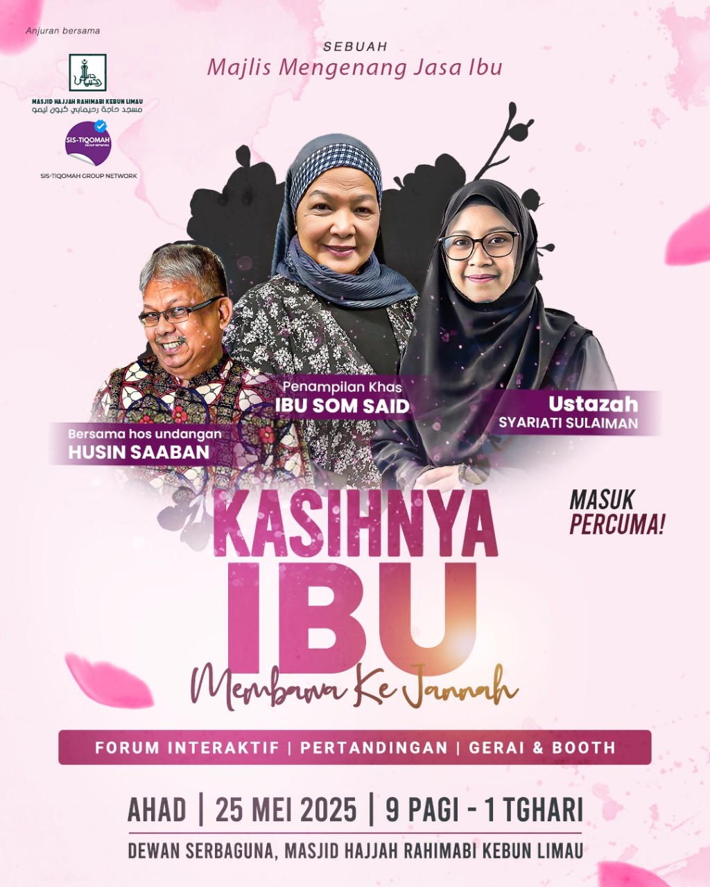 KASIHNYA IBU, MEMBAWA KE JANNAH