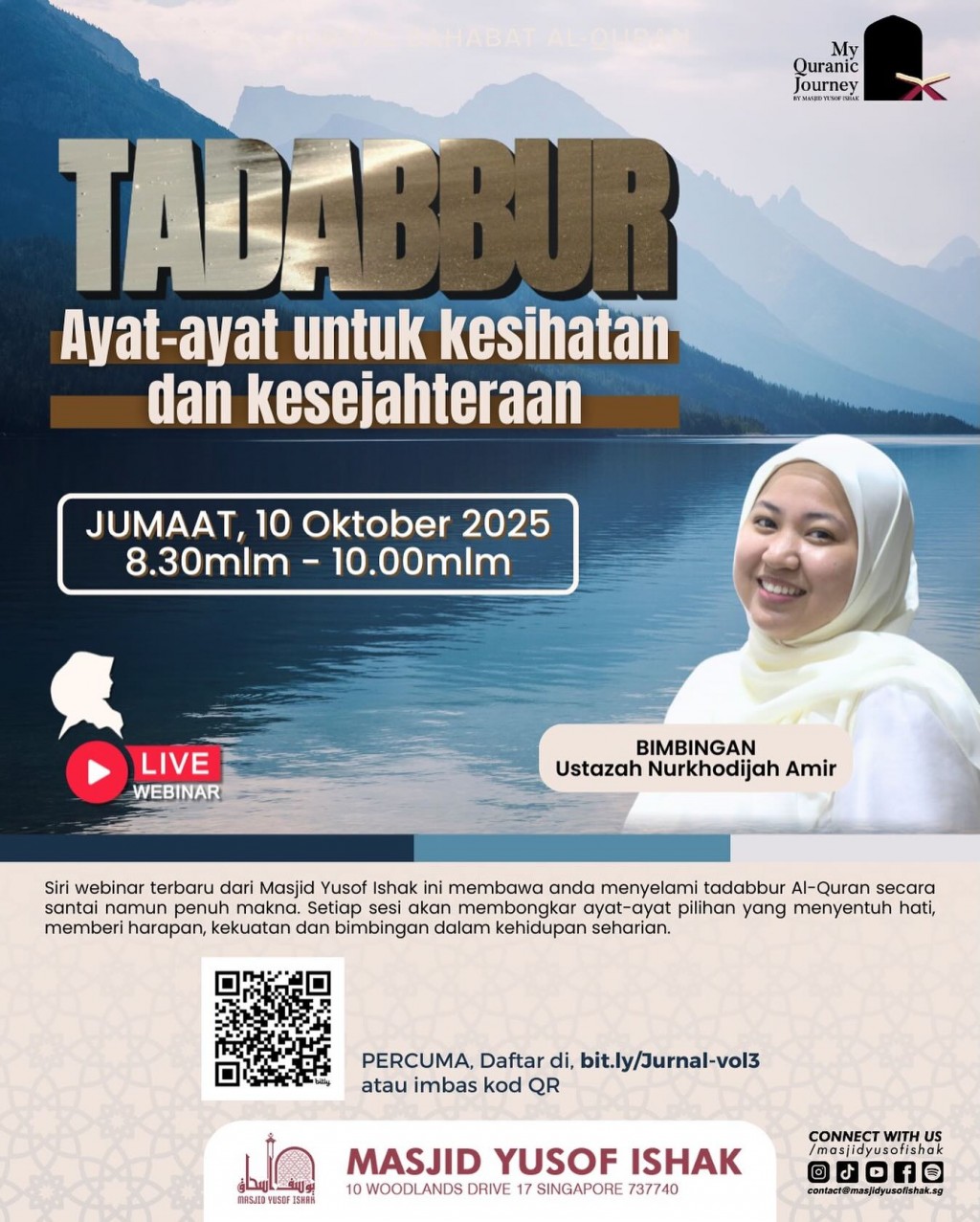TADABBUR: Ayat-ayat untuk Kesihatan dan Kesejahteraan
