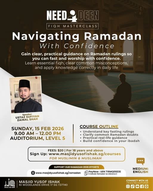 Need4Deen Fiqh Masterclass: navigating Ramadan With Confidence