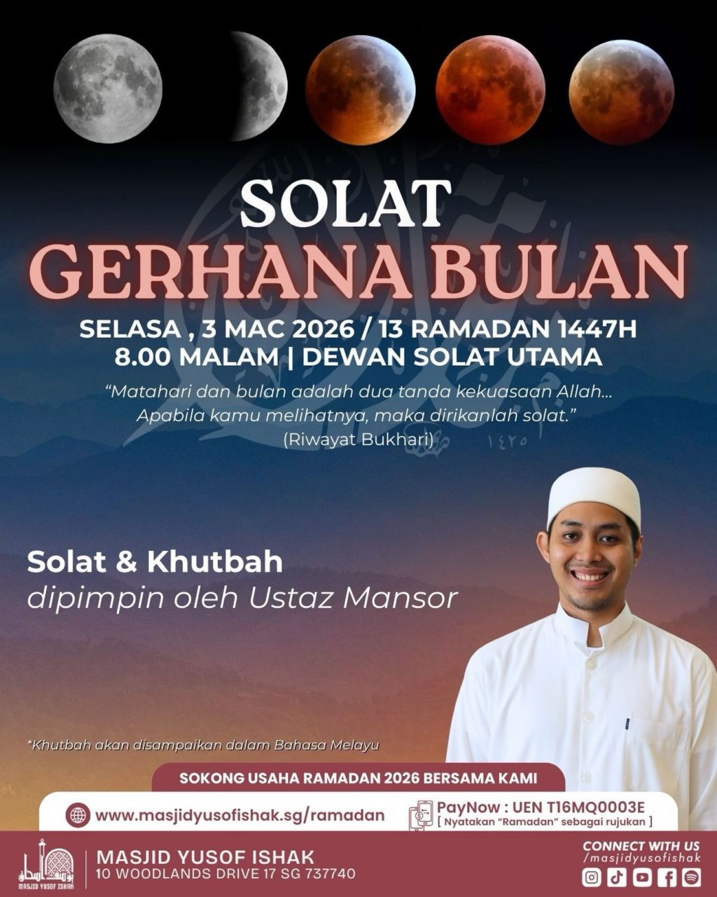 Solat Gerhana Bulan