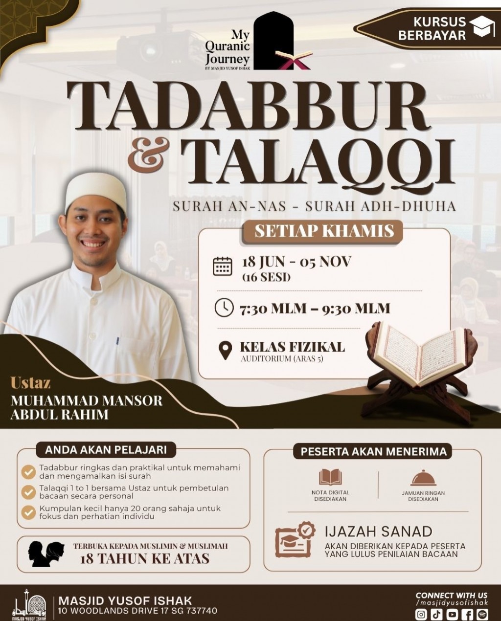 Tadabbur & Talaqqi: Surah An-Nas - Surah Adh-Dhuha