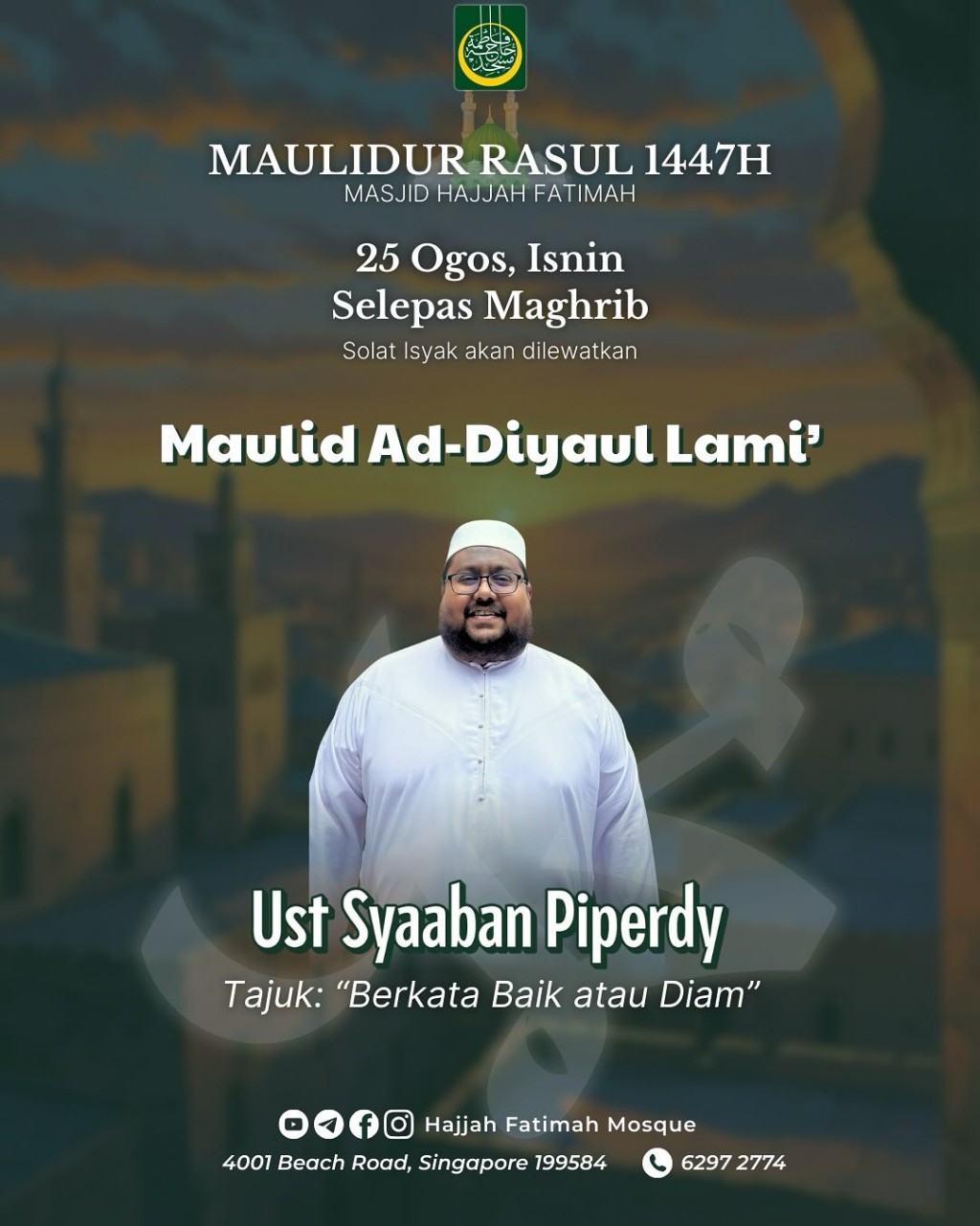 Maulidur Rasul 1447H: Maulid Ad-Diyaul Lami' - Ust Syaaban Piperdy