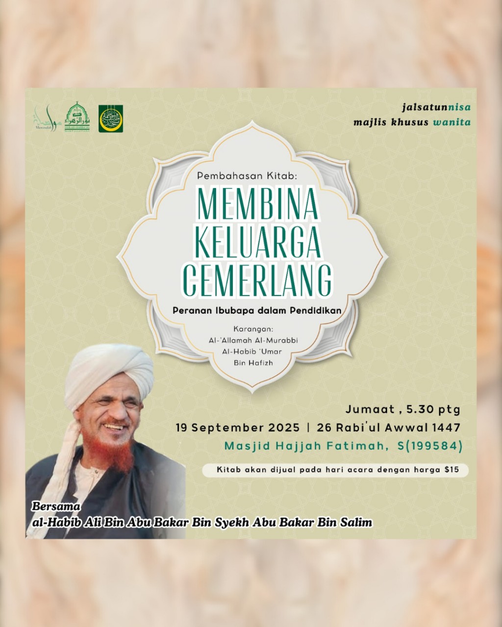 Jalsatunnisa - Majlis Hajjah Fatimah: Pembahasan Kitab Membina Keluarga Cemerlang