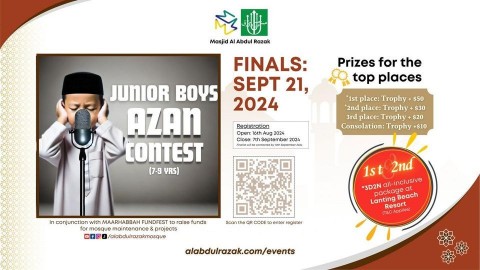 JUNIOR BOYS AZAN CONTENTS (7-9 YRS)