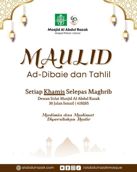 MAULID AD-DIBAIE DAN TAHLIL