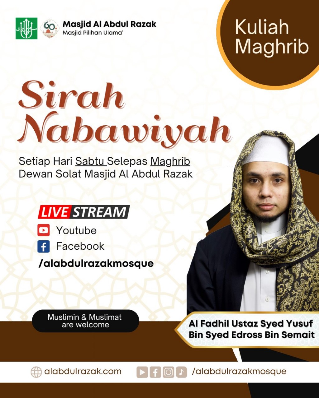 Kuliah Maghrib: Sirah Nabawiyyah