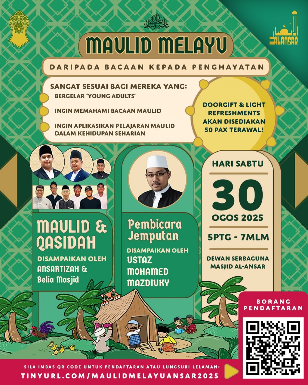 Maulid Melayu: Maulid & Qasidah dan Pembicara Jemputan