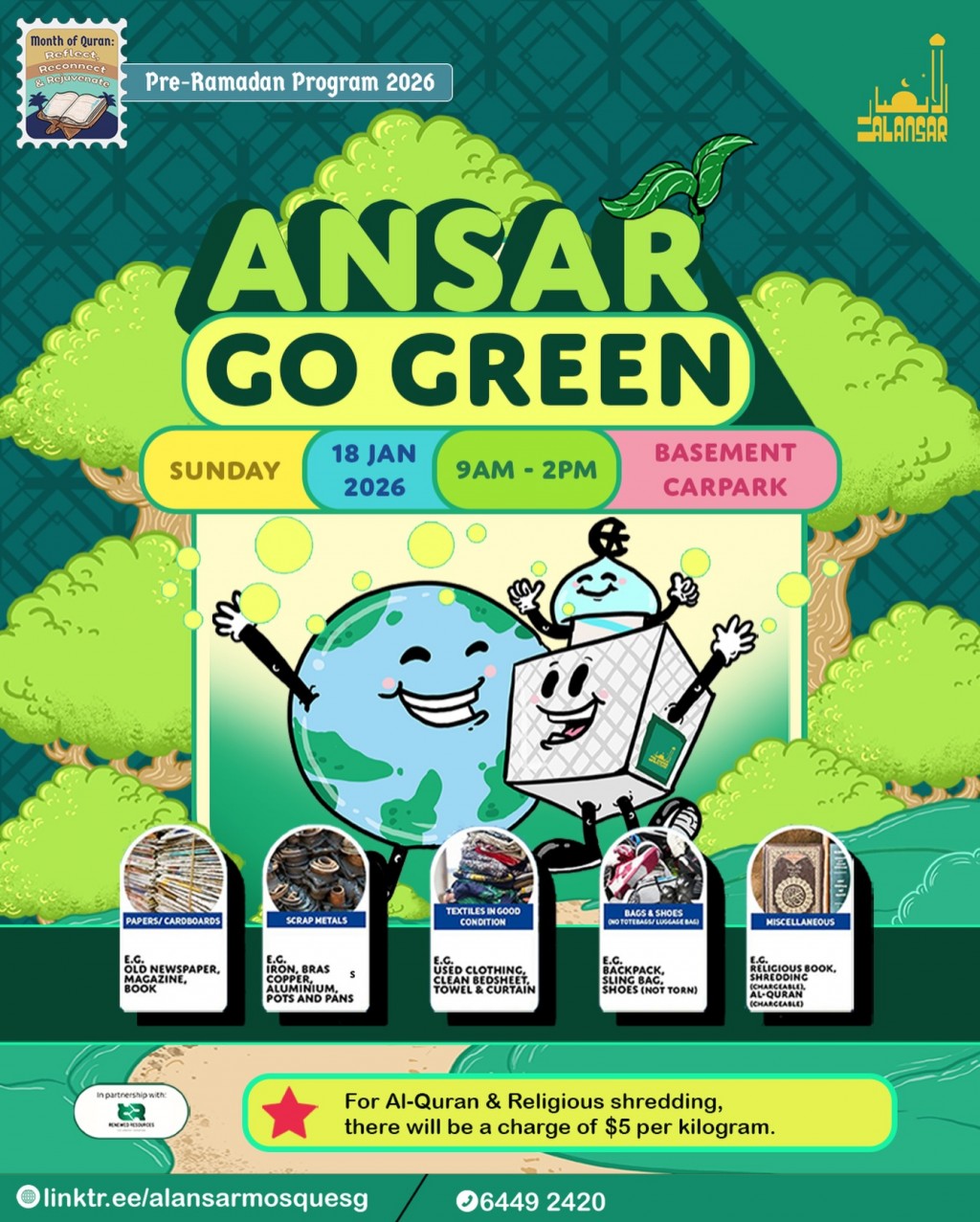 Ansar Go Green - Pre Ramadan Program 2026