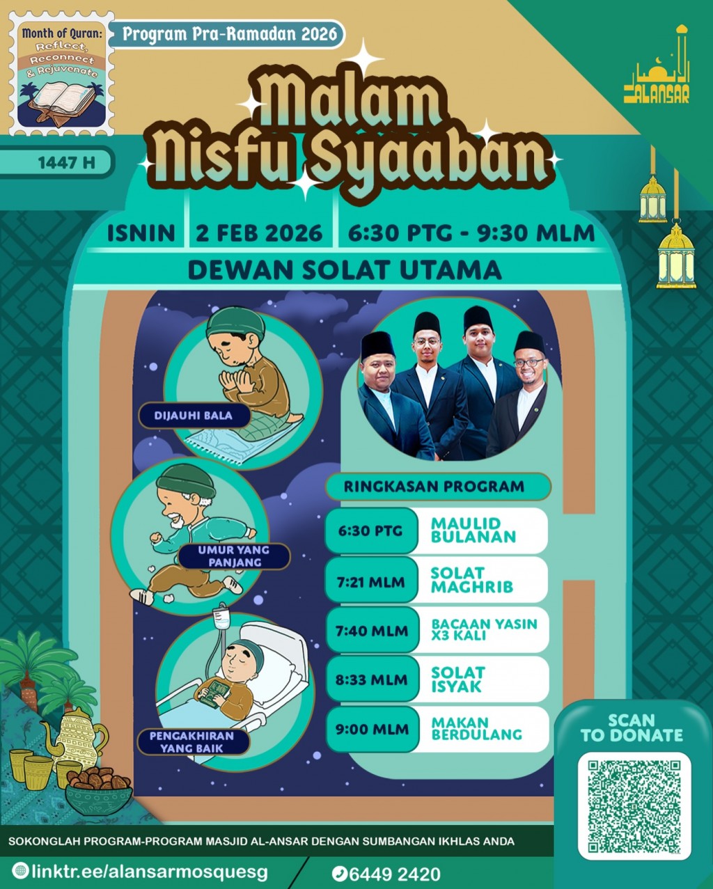 Malam Nisfu Syaaban 1447H | Program Pra-Ramadan 2026