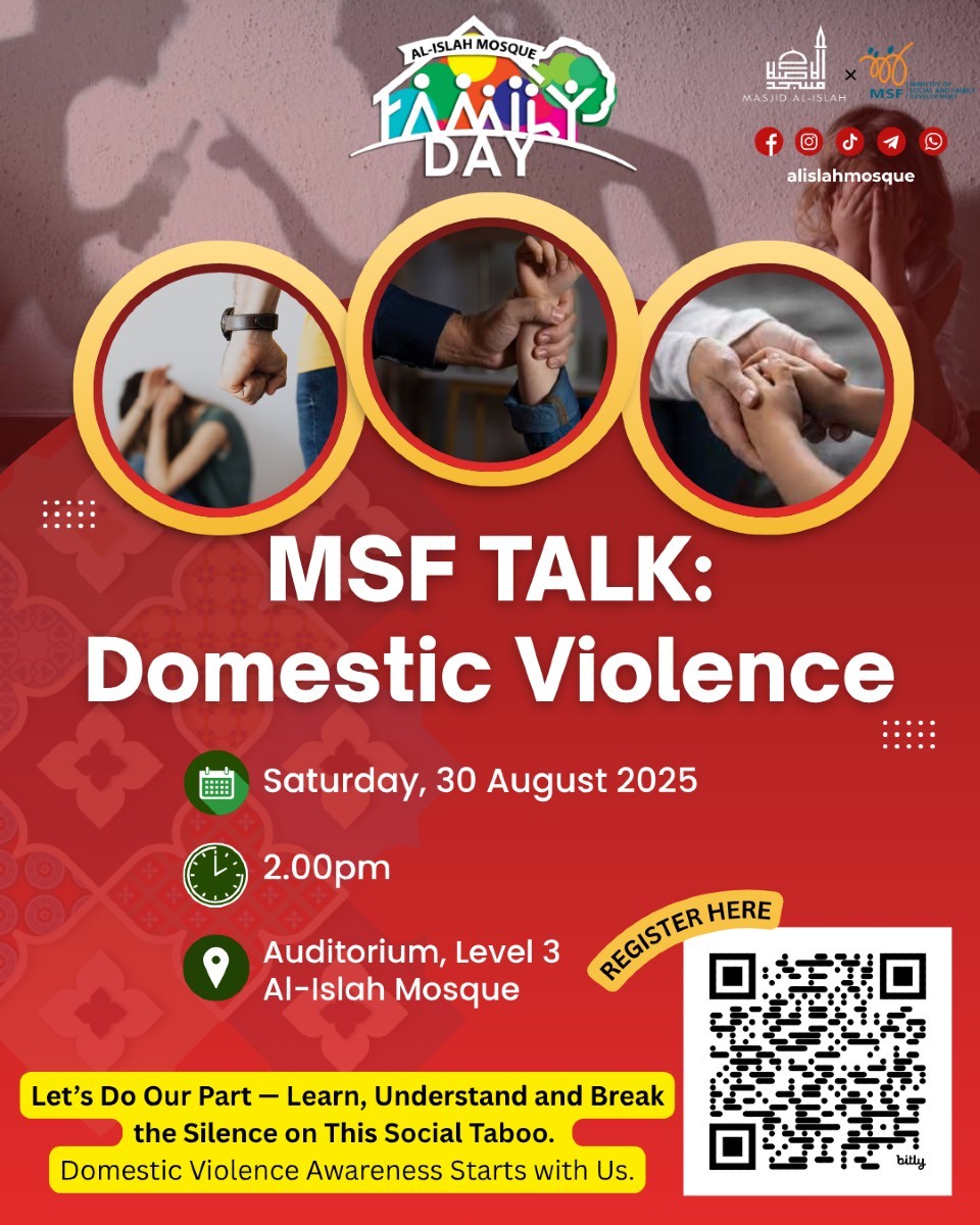 MSF TALK - Family Day: Domestic Violence