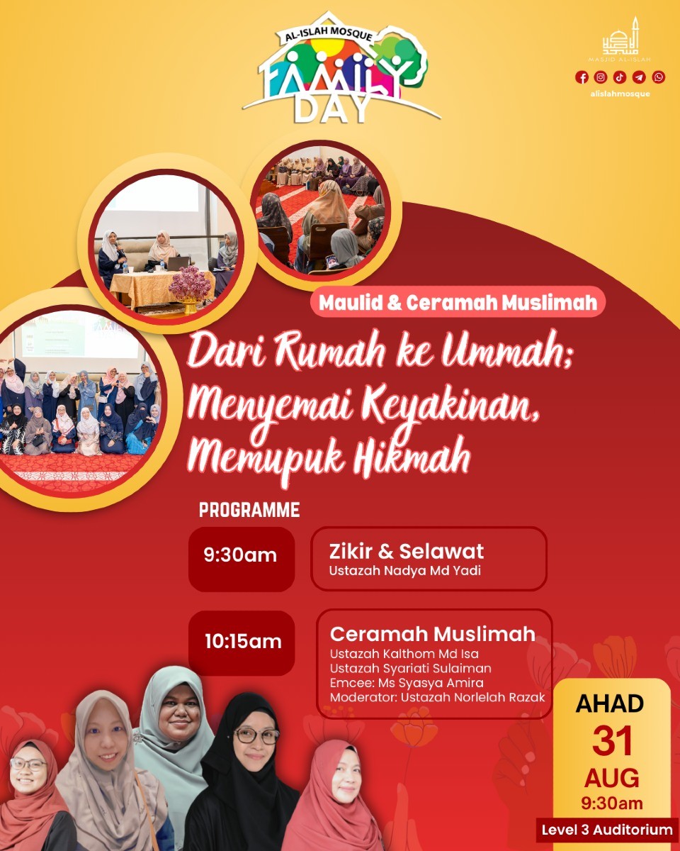 Maulid & Ceramah Muslimah - Family Day