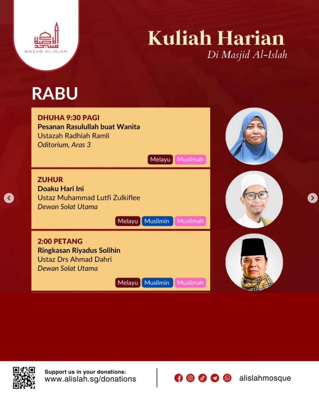 KULIAH HARIAN - RABU