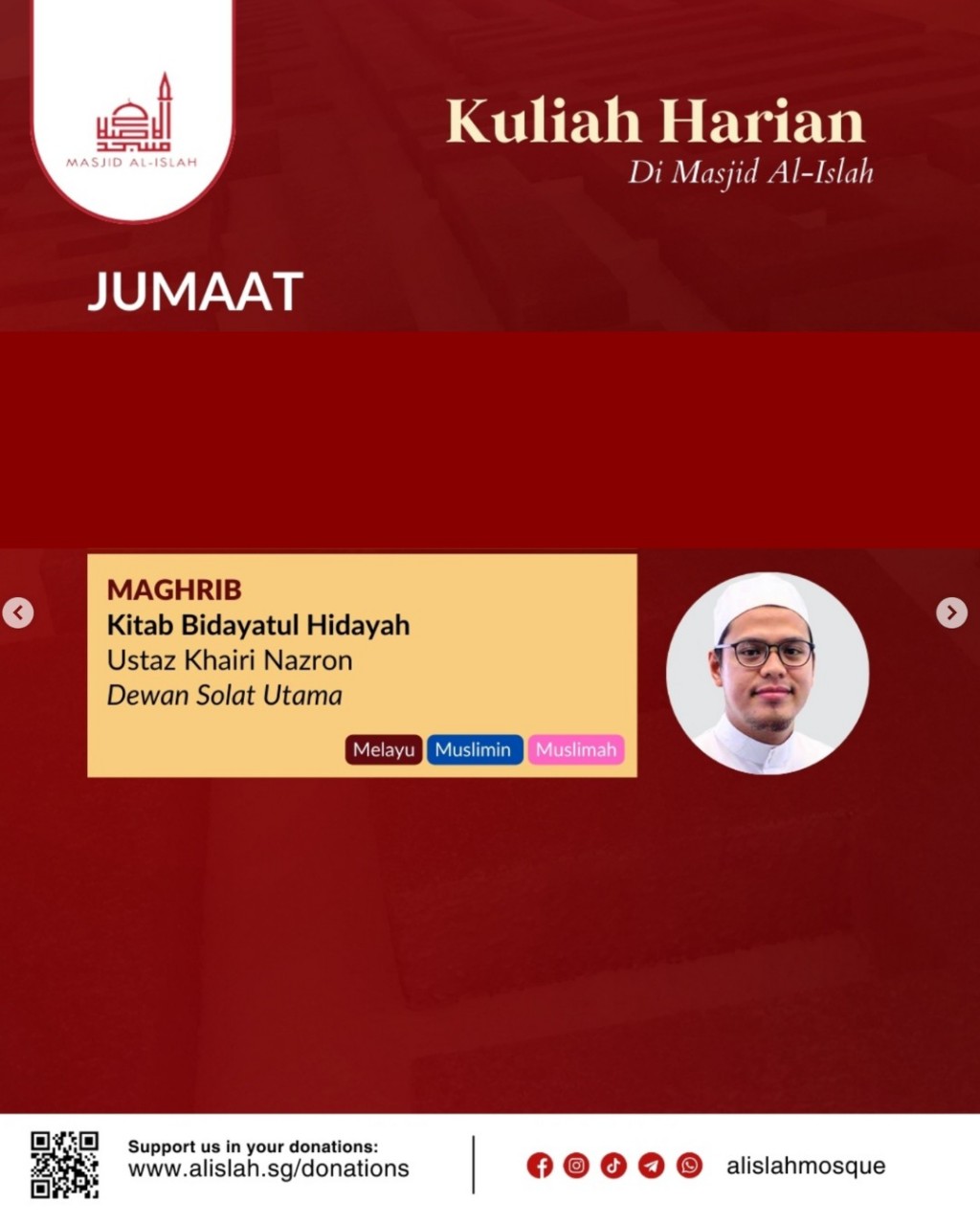 KULIAH HARIAN - JUMAAT