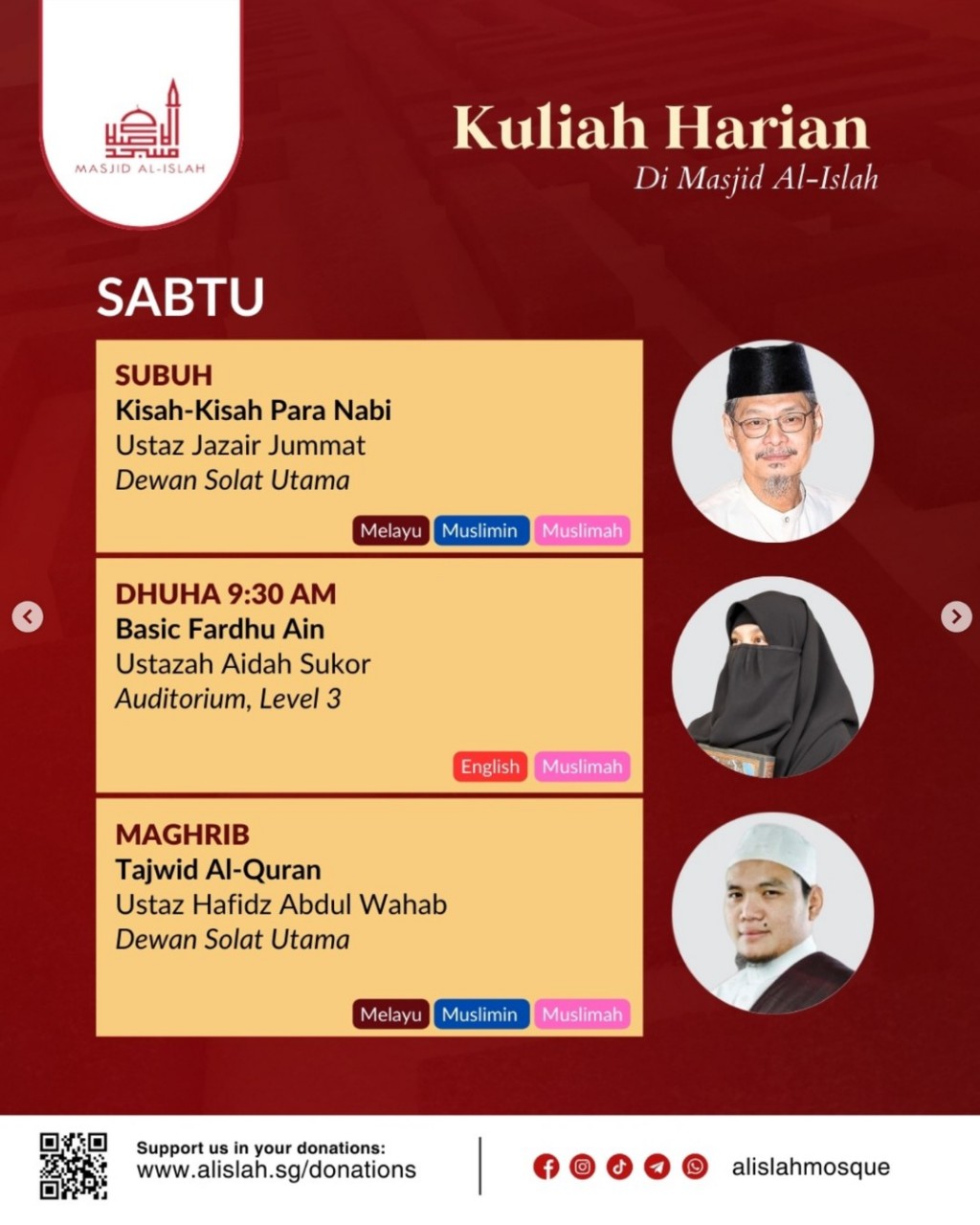 KULIAH HARIAN - SABTU