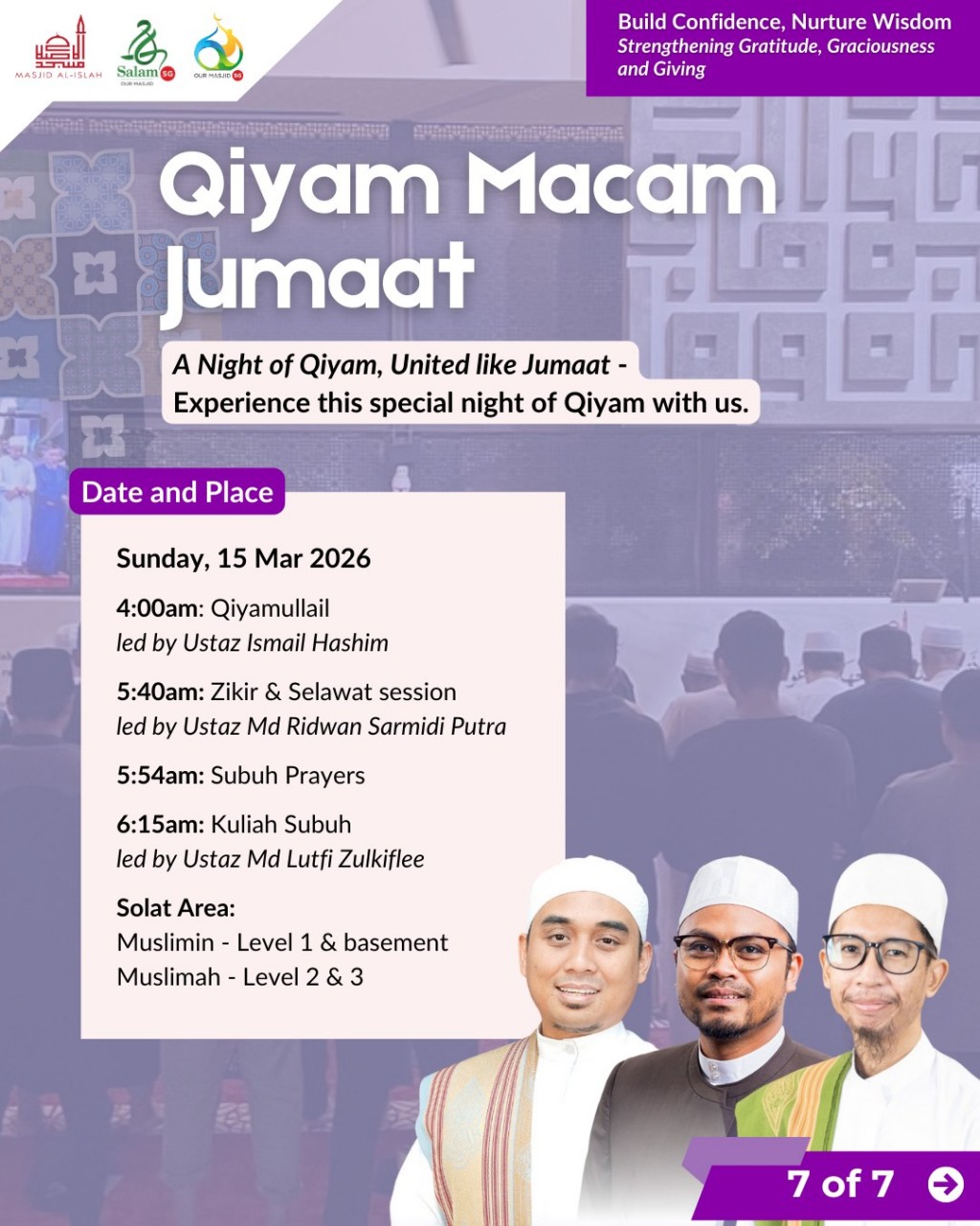 Qiyam Macam Jumaat