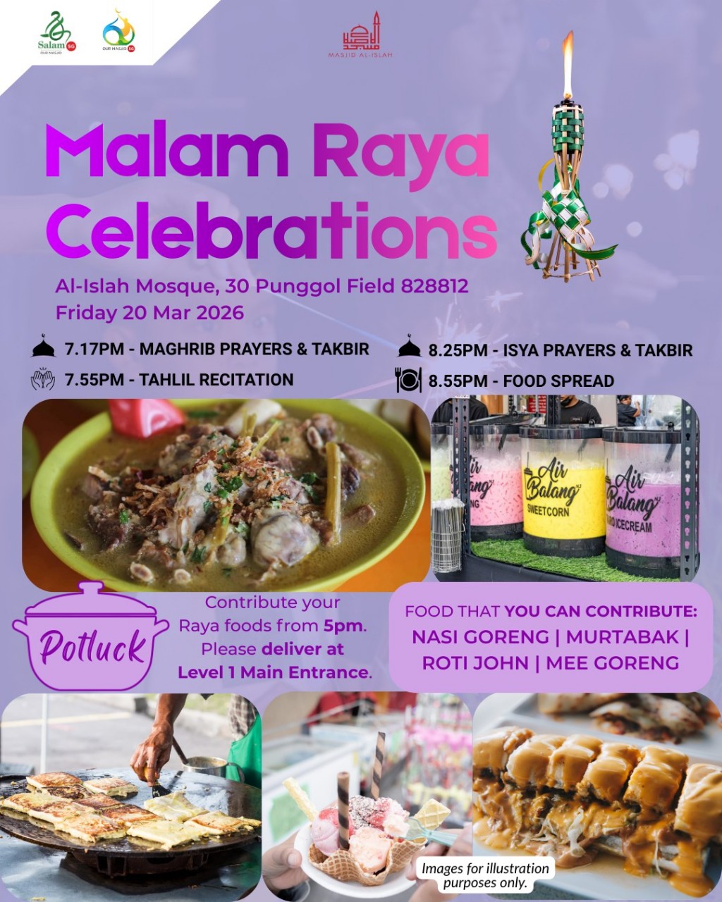 Malam Raya Celebrations