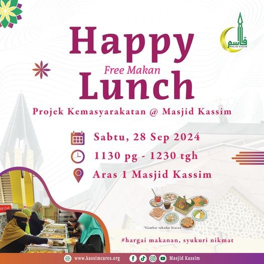 HAPPY FREE MAKAN LUNCH