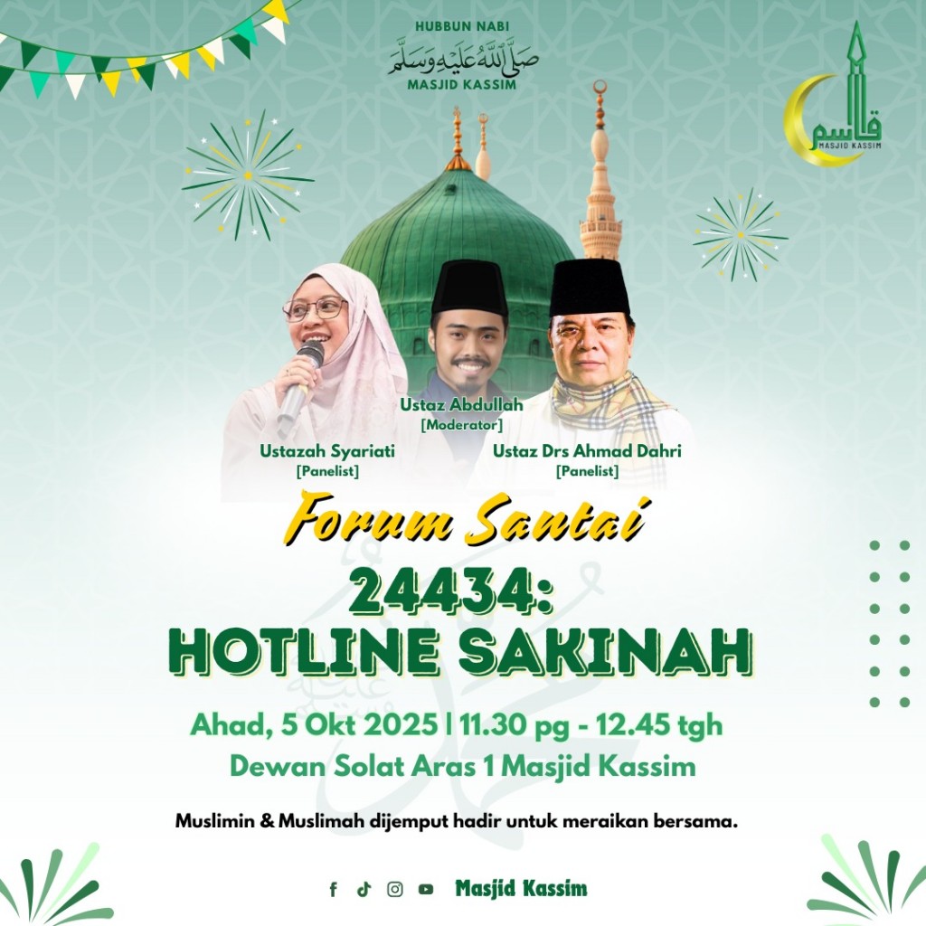 Forum Santai 24434: Hotline Sakinah - Mahabbah Rasul Fiesta 2025