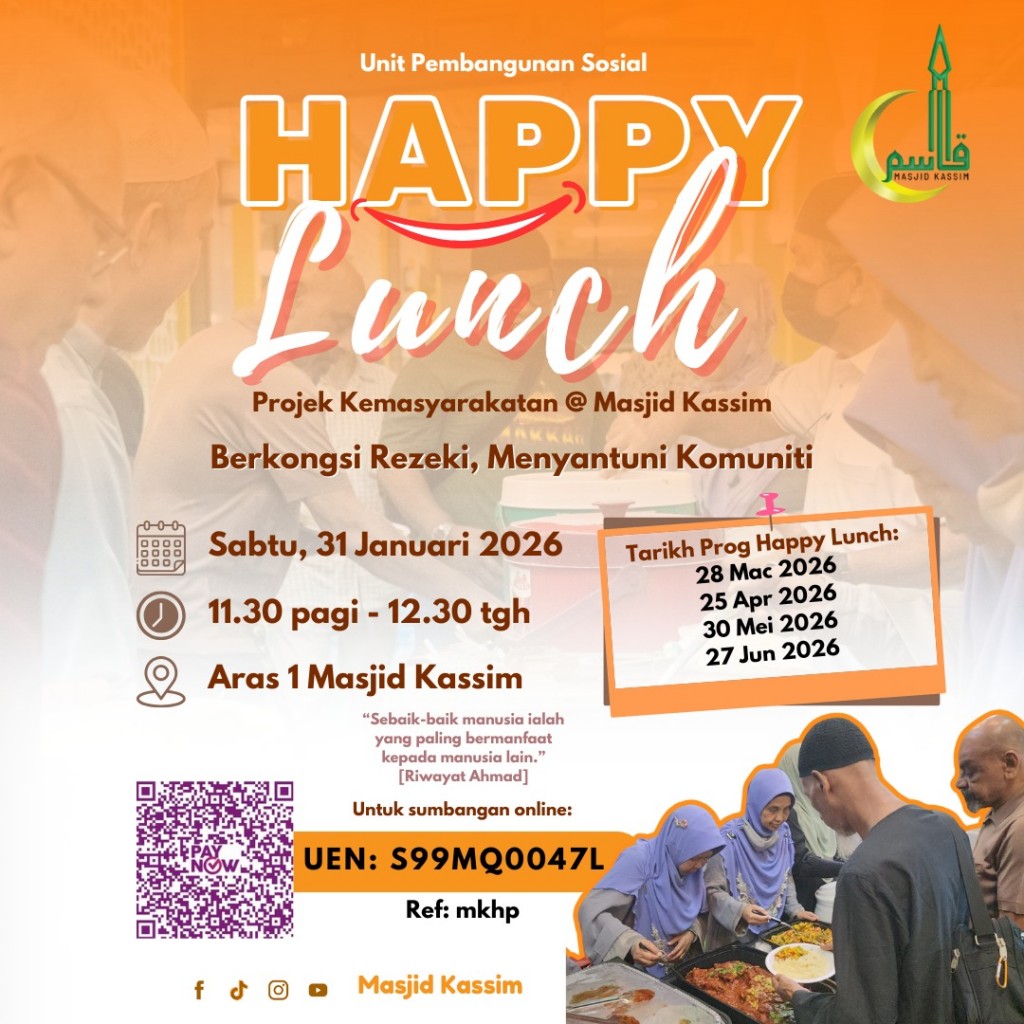 HAPPY LUNCH: Berkongsi Rezeki, Menyantuni Komuniti